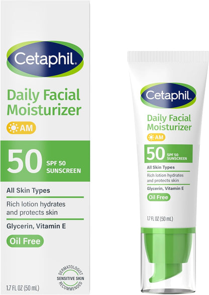 Cetaphil Daily Facial Moisturizer with SPF 50+ Sunscreen 50 ML