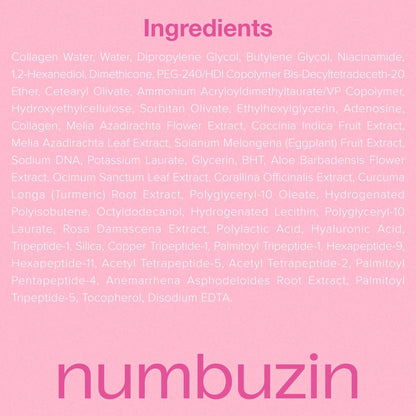 numbuzin No.2 Sheet Mask | Rose PDRN Collagen Plumping Sheet Mask 5ea