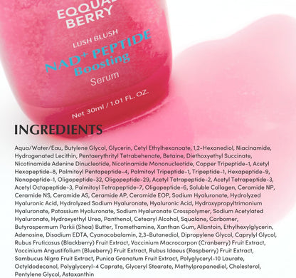 EQQUALBERRY NAD Peptide Boosting Smoothie Serum 30 ml