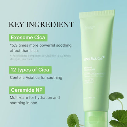 Medicube Exosome Cica Tea Tree Cream for Sensitive Skin 1.7 fl oz
