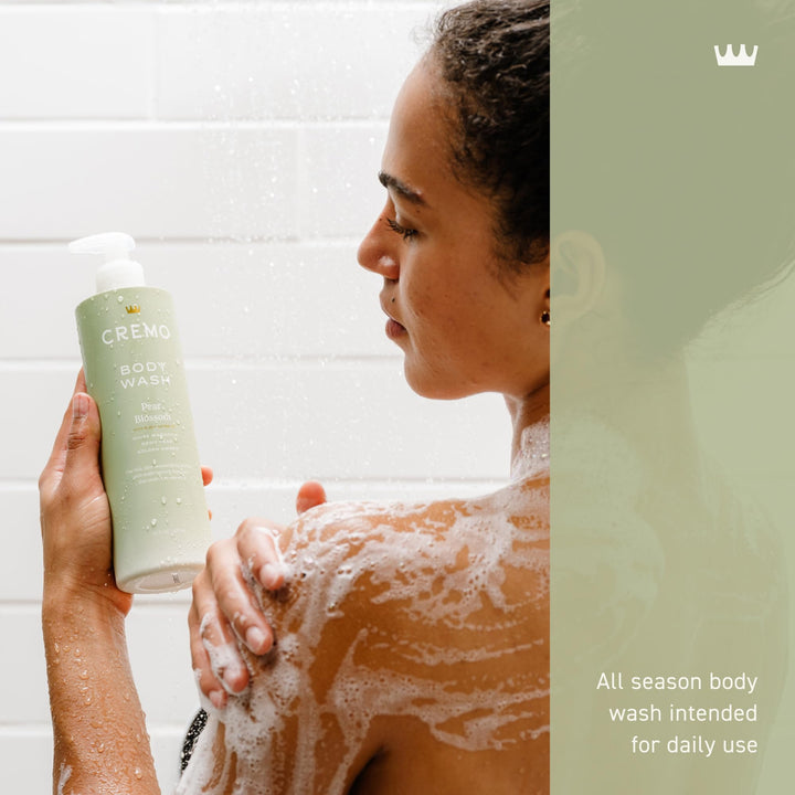 Cremo Pear Blossom Skin Moisturizing Body Wash for Women 16 Oz