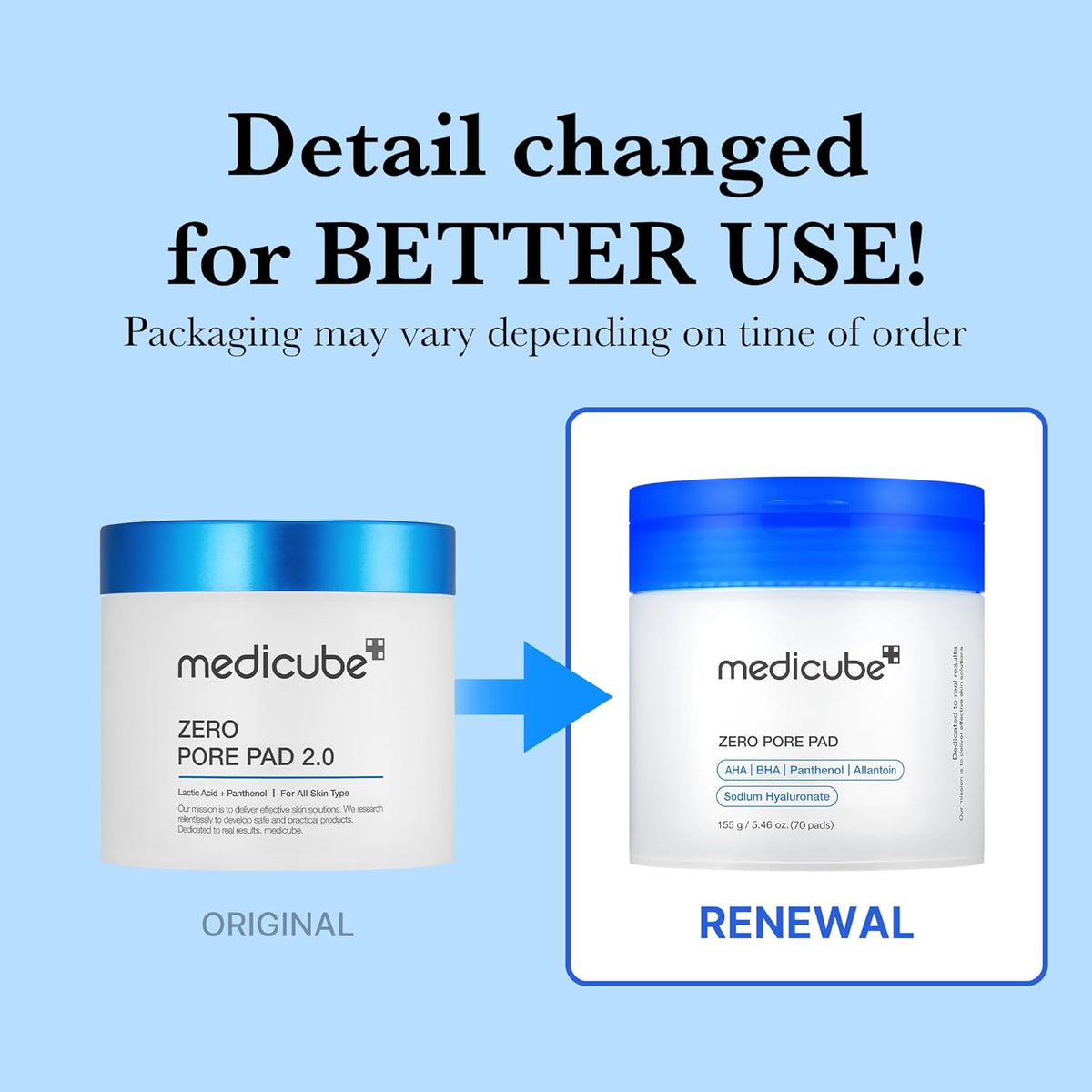 Medicube [Renew]ZERO PORE PAD (70pcs)