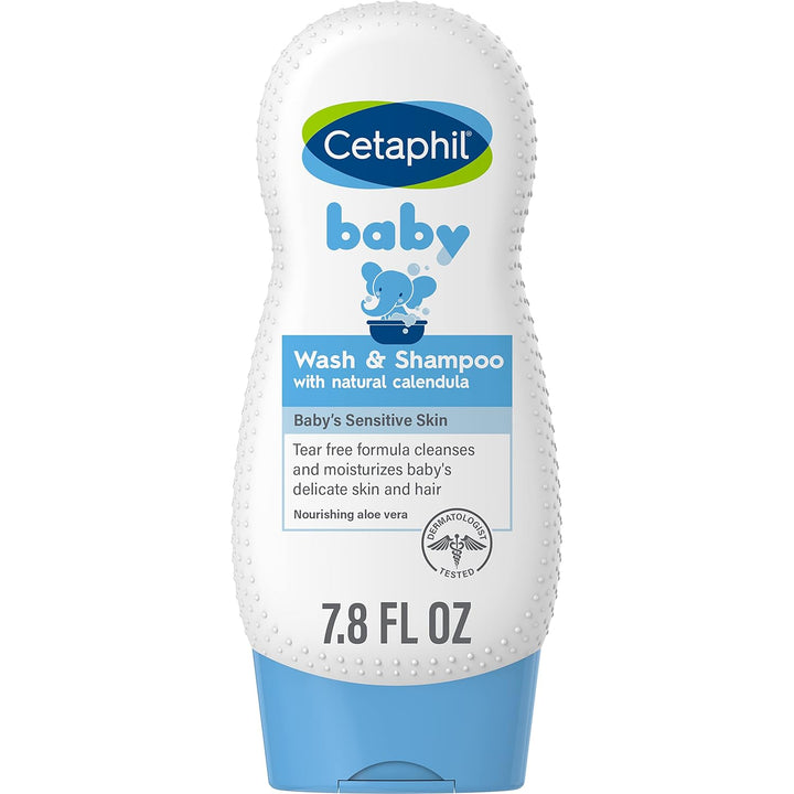 Cetaphil Baby Gentle Wash with Organic Calendula 7.8 Oz (230ml)