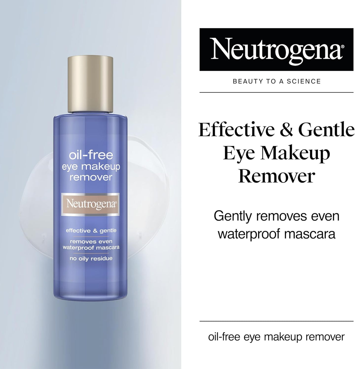 Neutrogena Oil-Free Eye Makeup Remover For Unisex 5.5 oz