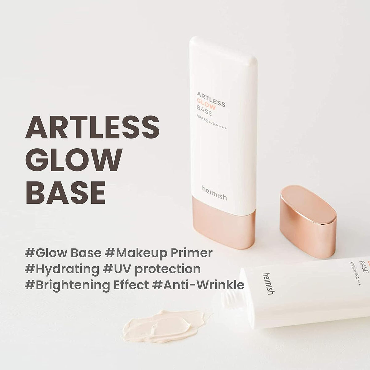 HEIMISH Artless Glow Base SPF 50 PA Primer, 40ml