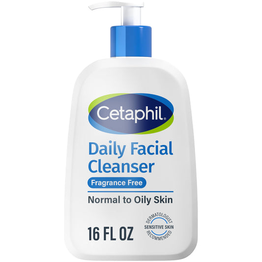 Cetaphil Daily Facial Cleanser Fragrance Free 16 oz