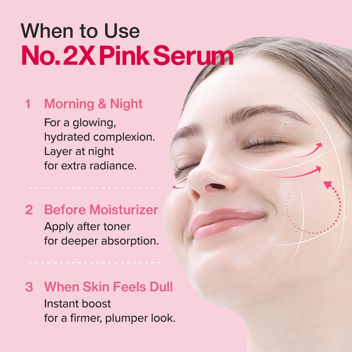 Numbuzin Rose PDRN Collagen No.2X Pluming Serum 1.01 fl.oz.