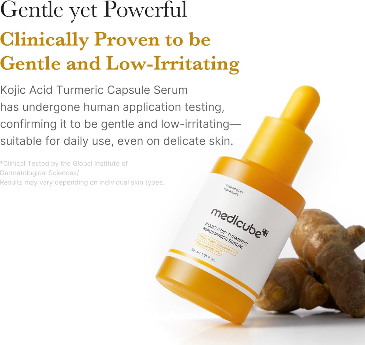 medicube Kojic Acid Turmeric Clarifying & Balancing Capsule Serum for Troubled Skin