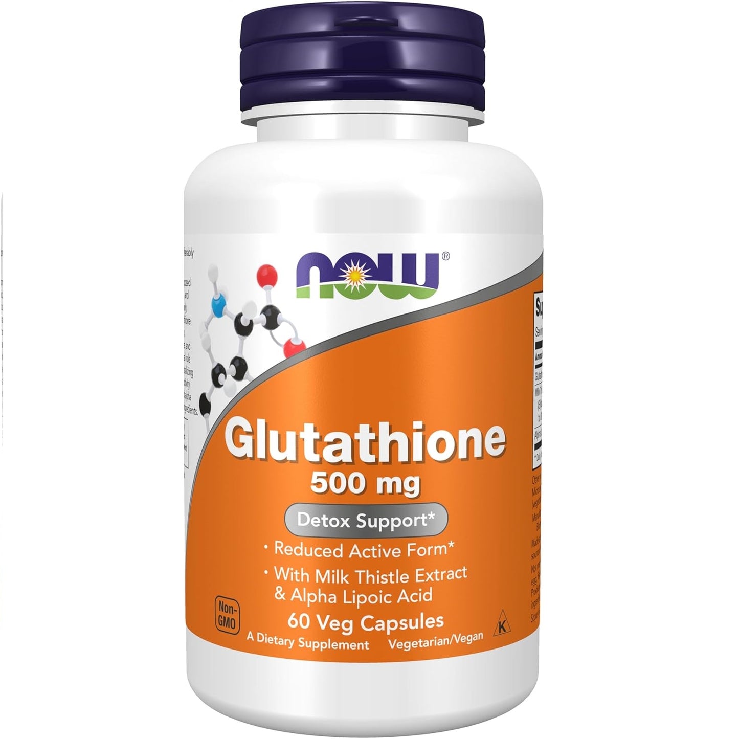 NOW Foods Glutathione 500mg - 60 Capsules