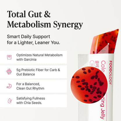 FOODOLOGY Coleology Pomegranate Jelly Stick 10 Sticks