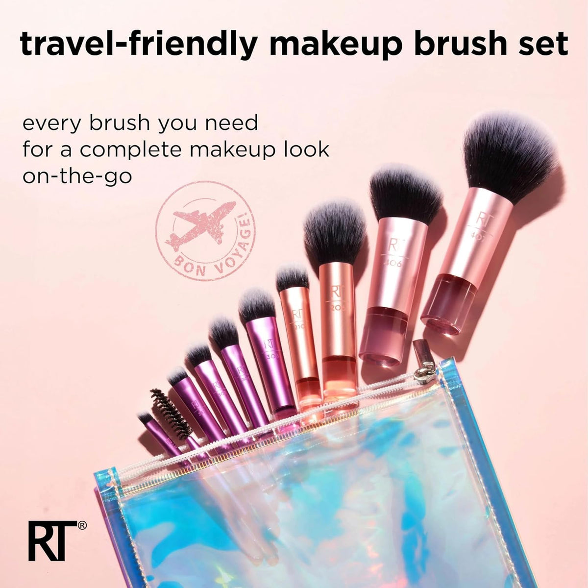 Real Technique Travel Fanstasy Mini Brush Kit (10 Pcs)