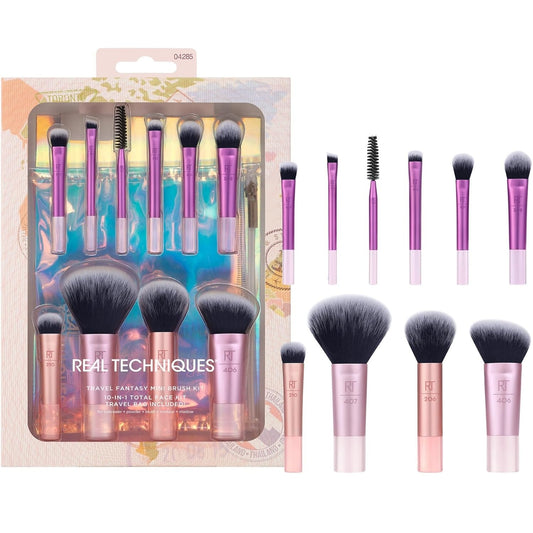 Real Technique Travel Fanstasy Mini Brush Kit (10 Pcs)