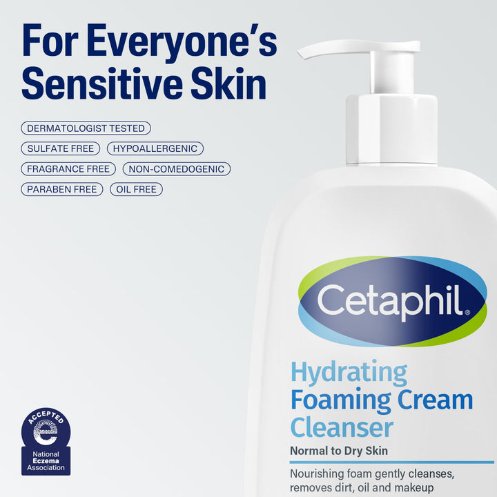 Cetaphil Hydrating Foaming Cream Cleanser
