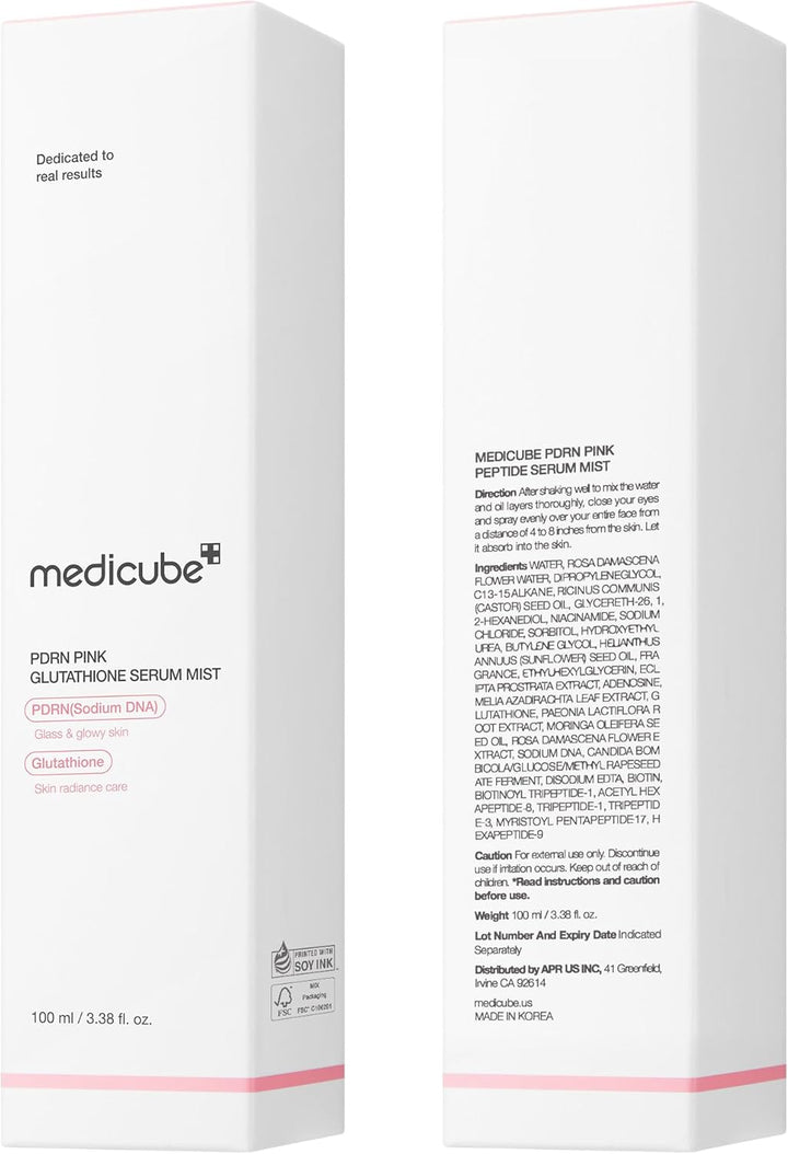 Medicube PDRN Pink Glutathione Serum Mist 100ml
