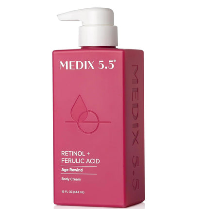 Medix 5.5 Retinol Body Lotion Firming Moisturizer | Crepey Skincare Treatment 15 Fl Oz / 444 ml