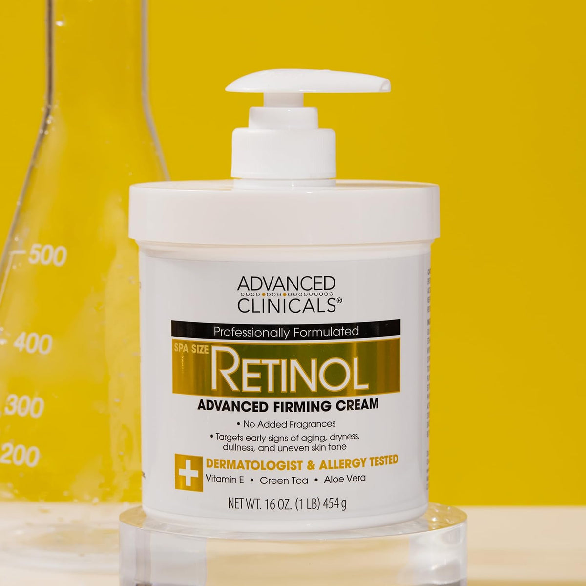 Advanced Clinicals Retinol Advanced Firming Cream 16oz