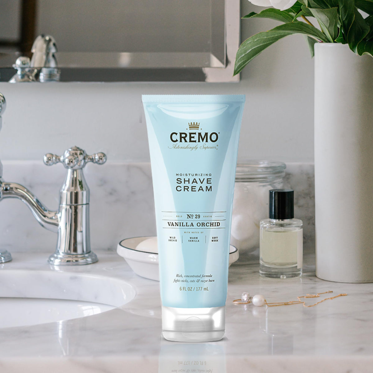 Cremo Womens Shaving Cream Vanilla & Orchid 6 Oz