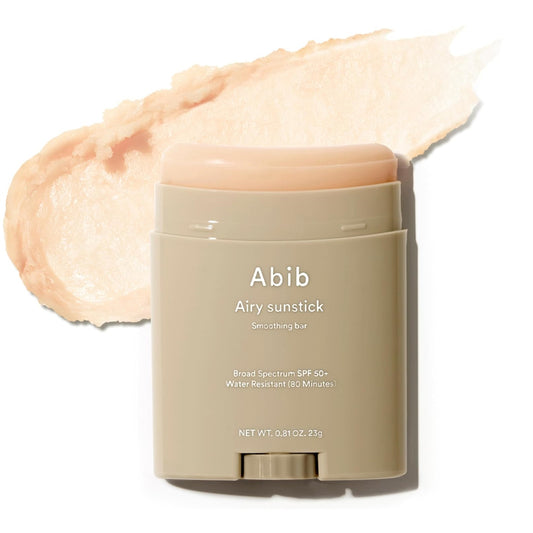 Abib Airy Sunstick Smoothing Bar SPF50+ PA++++ Soft Matte Finish 23g / 0.81 Oz