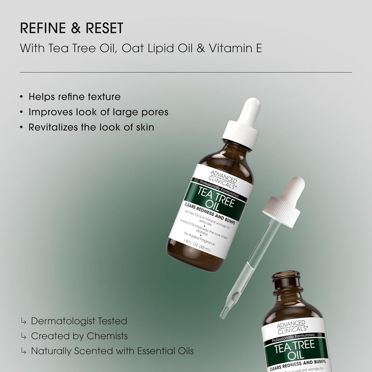 Advanced Clinicals, Tea Tree Oil, 1.8 Fl Oz (53 Ml)