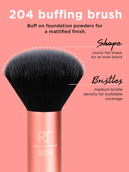 REAL TECHNIQUES Flawless Base Brush Set