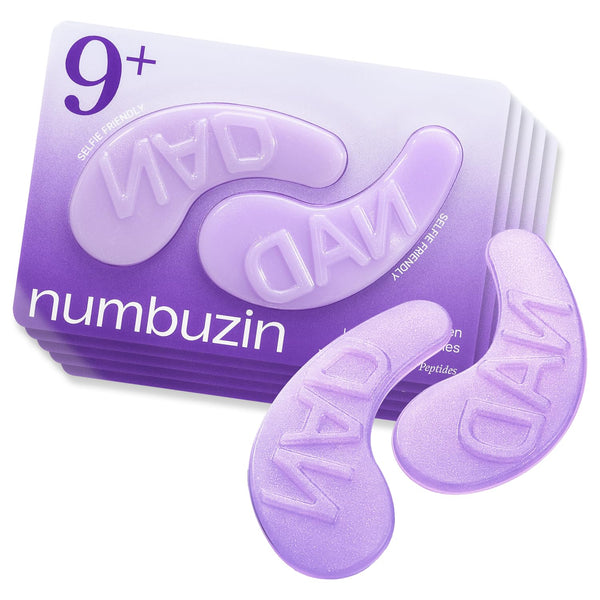 Numbuzin No.9 Eye Patches NAD+ Collagen Under Eye Patches - 5 Pairs (10 Patches)