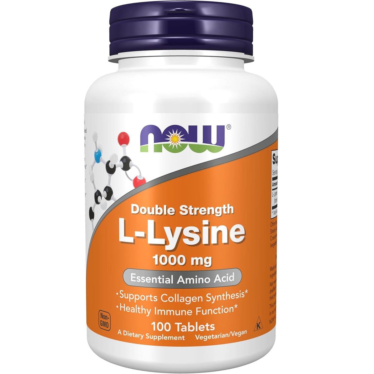 NOW Foods - L-Lysine 1000 Mg. - 100 Tablets