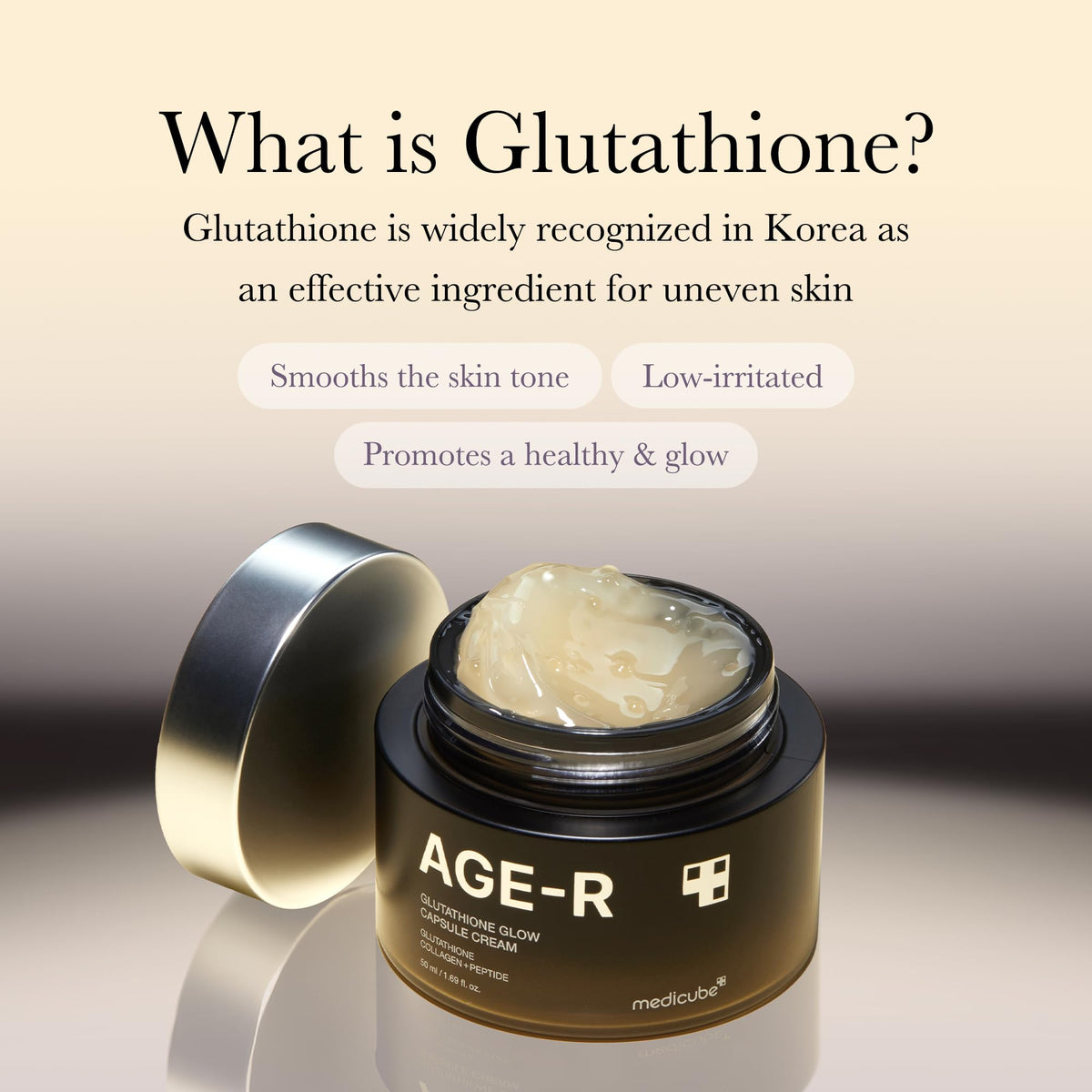 Medicube Age-R Glutathione Glow Capsule Cream 1.69 fl oz (50 ml)