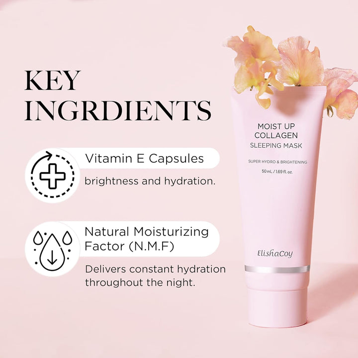 Elishakoy Collagen Sleeping Mask: Wake Up to Glowing Skin