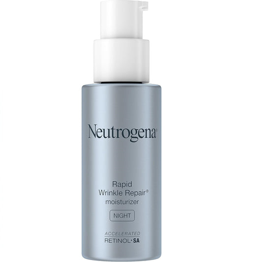 Neutrogena Rapid Wrinkle Repair Retinol Night Face Moisturizer with Hyaluronic Acid 1 fl. oz