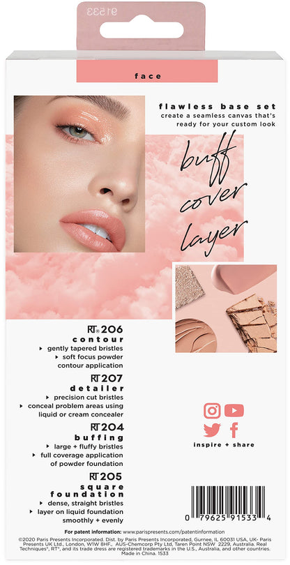 REAL TECHNIQUES Flawless Base Brush Set