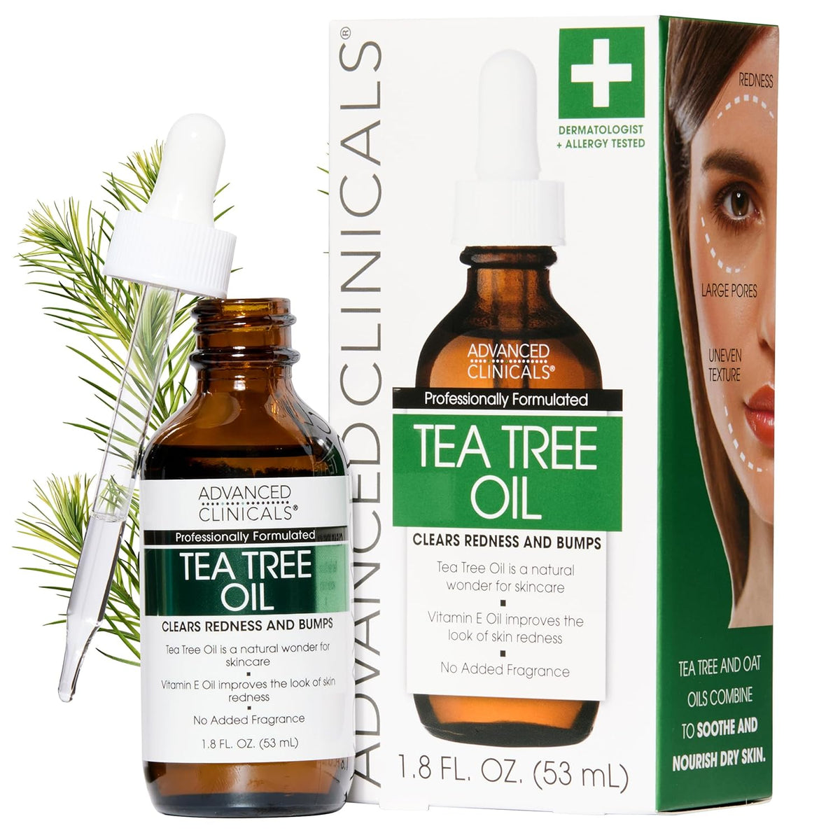 Advanced Clinicals, Tea Tree Oil, 1.8 Fl Oz (53 Ml)