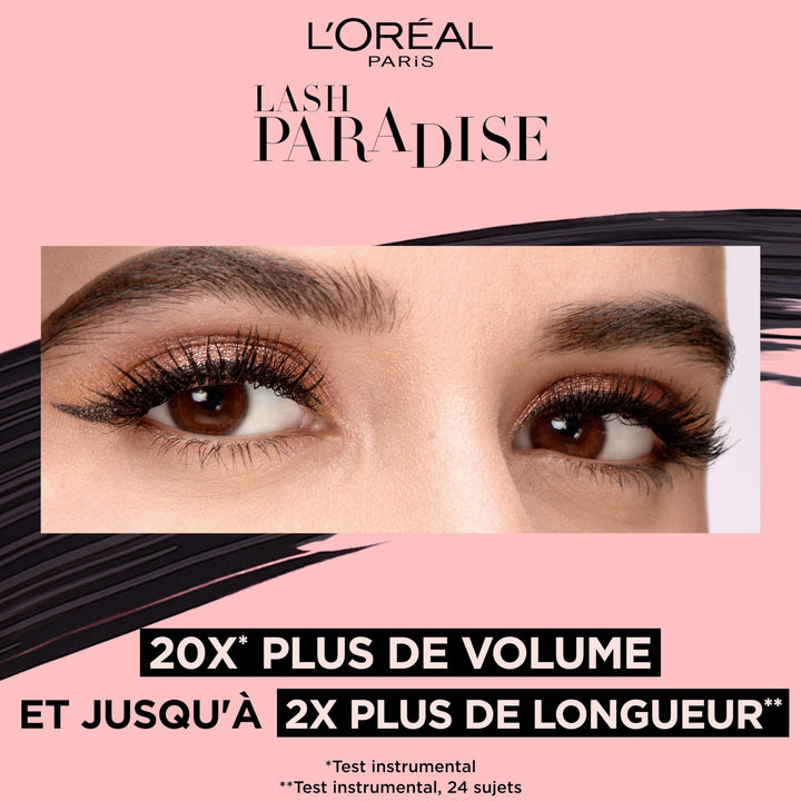 L'Oreal Paris Paradise Mascara, Black Waterproof, 6.4 ml