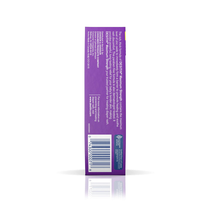 DESITIN Maximum Strength Zinc Oxide Diaper Rash Paste Paraban-free 4oz (113g)