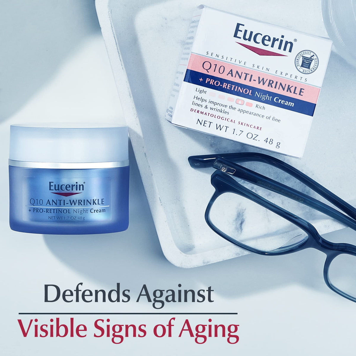 Eucerin - Q10 Revitalize Night Cream Fragrance Free 1.7 fl oz (48 g)