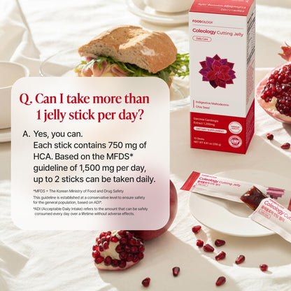 FOODOLOGY Coleology Pomegranate Jelly Stick 10 Sticks