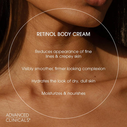 Advanced Clinicals Retinol Advanced Firming Cream 16oz
