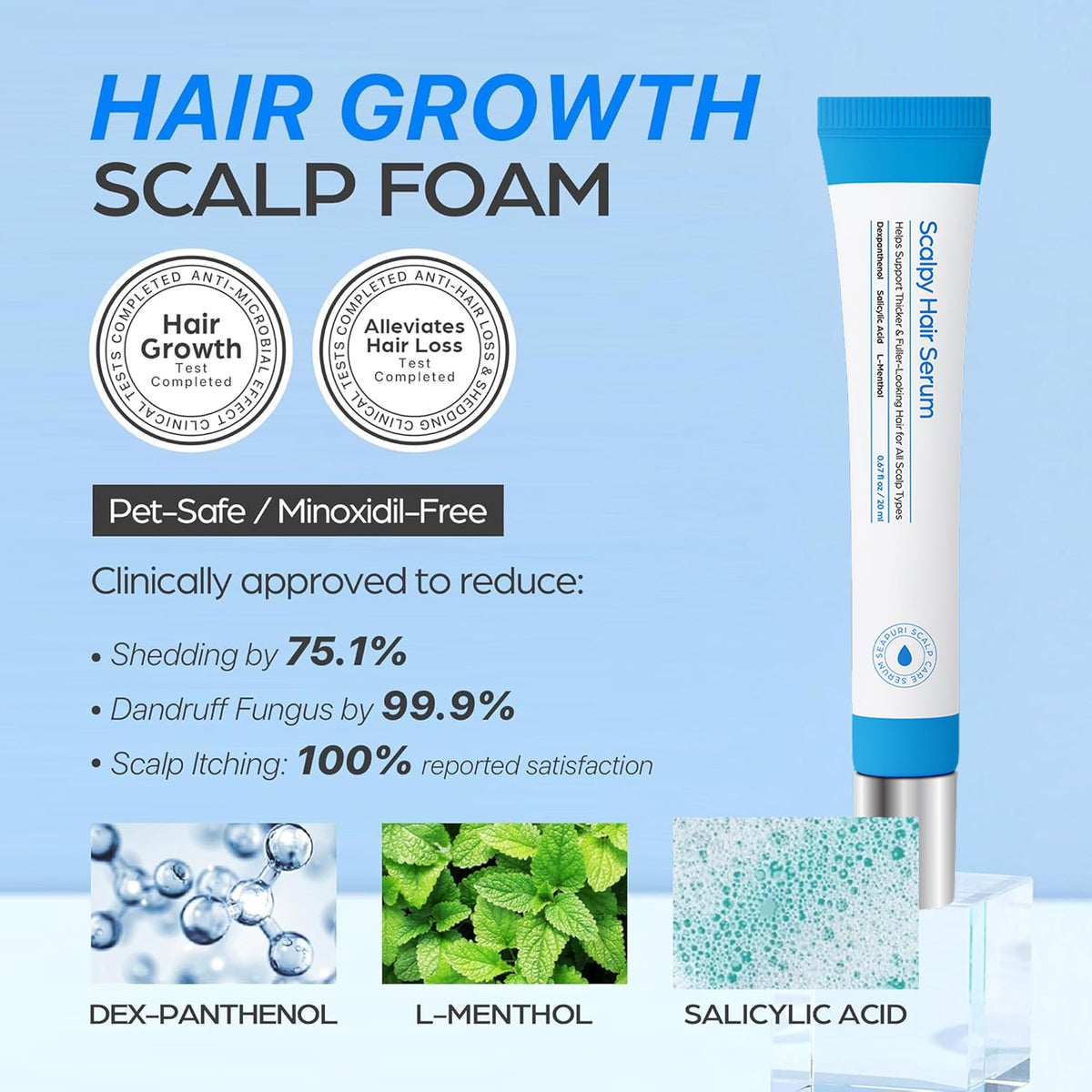 Seapuri Scalpy Hair Growth Serum for Men & Women 20 ml