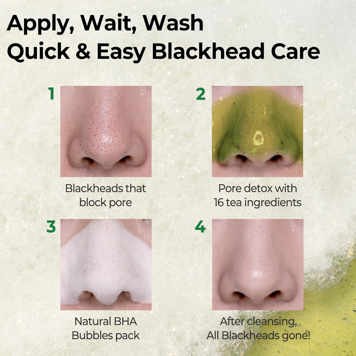 Some By Mi Green Tea Tox Bubble Cleanser 120g