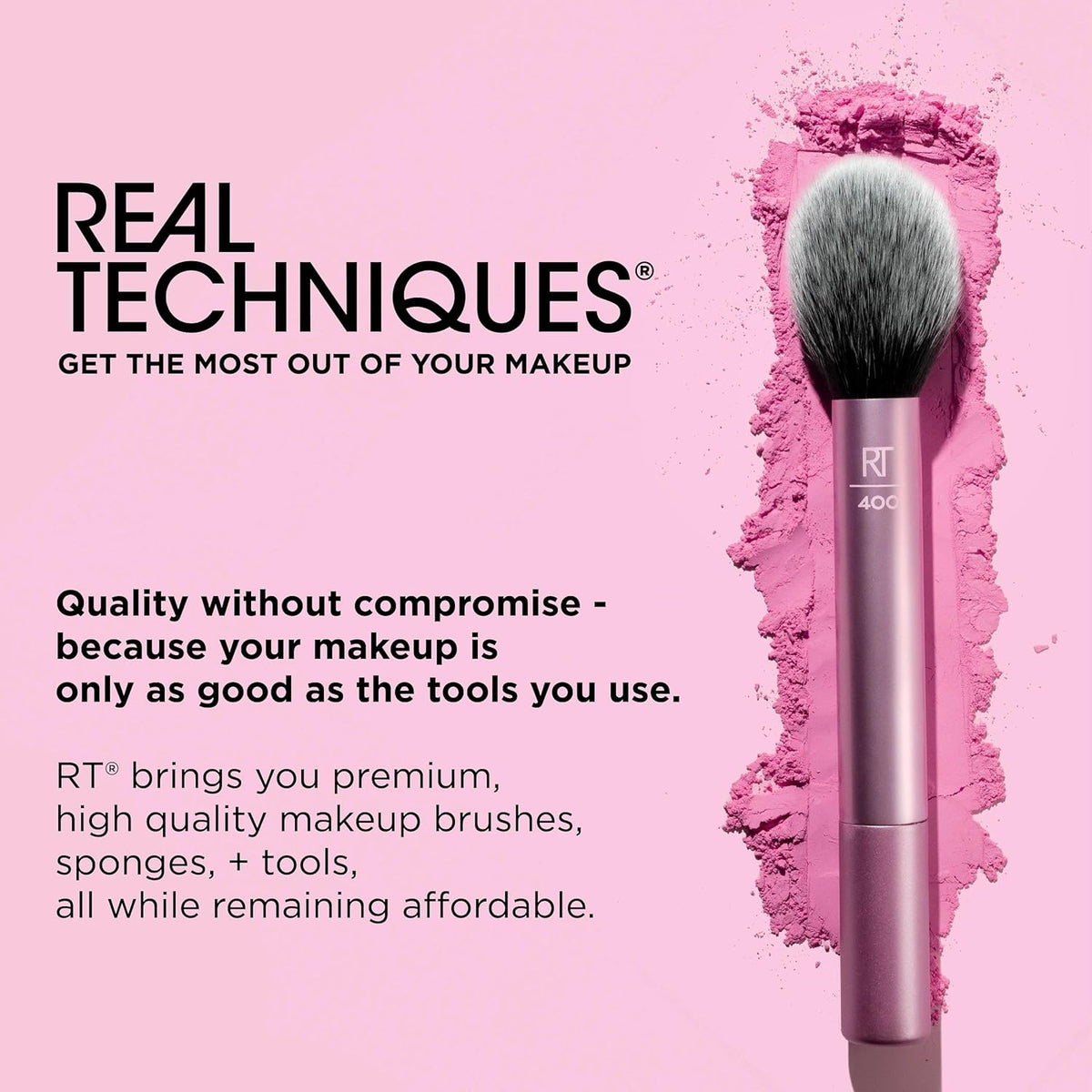 Real Techniques Everyday Essentials Makeup Brush Set – 5pc