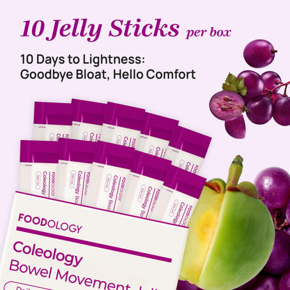 FOODOLOGY Coleology Grape & Prune Fiber Jelly – 10 Sticks