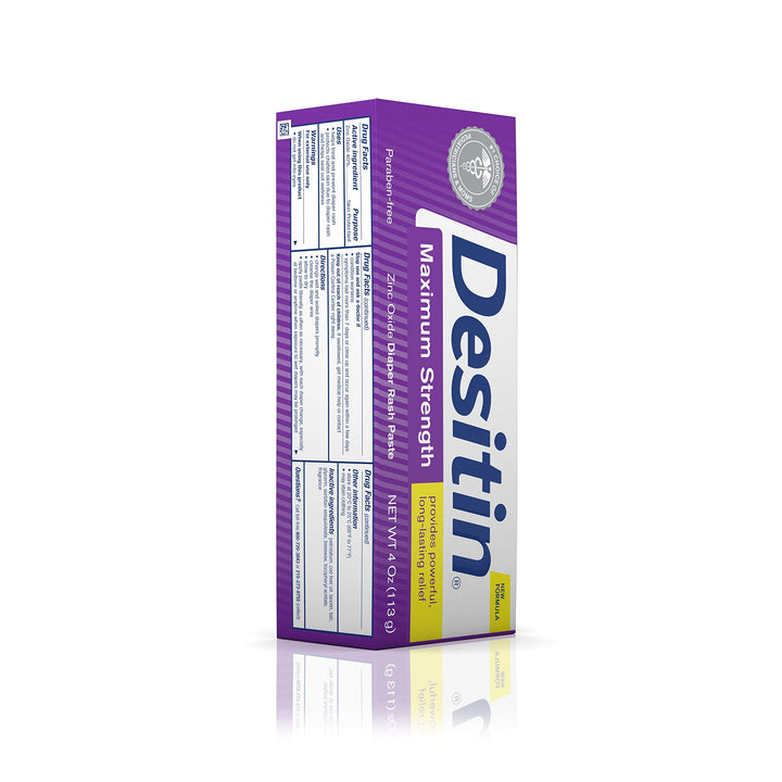DESITIN Maximum Strength Zinc Oxide Diaper Rash Paste Paraban-free 4oz (113g)
