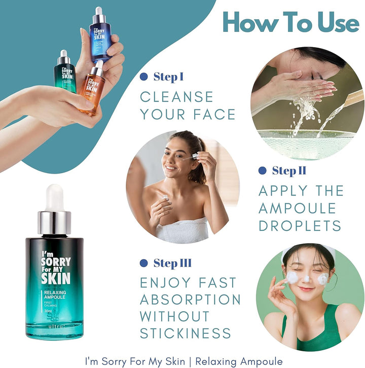 I'M SORRY FOR MY SKIN Relaxing Cream Ampoule 30ml