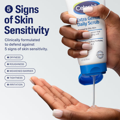 Cetaphil Extra Gentle Daily Scrub 6 fl oz (178 ml)