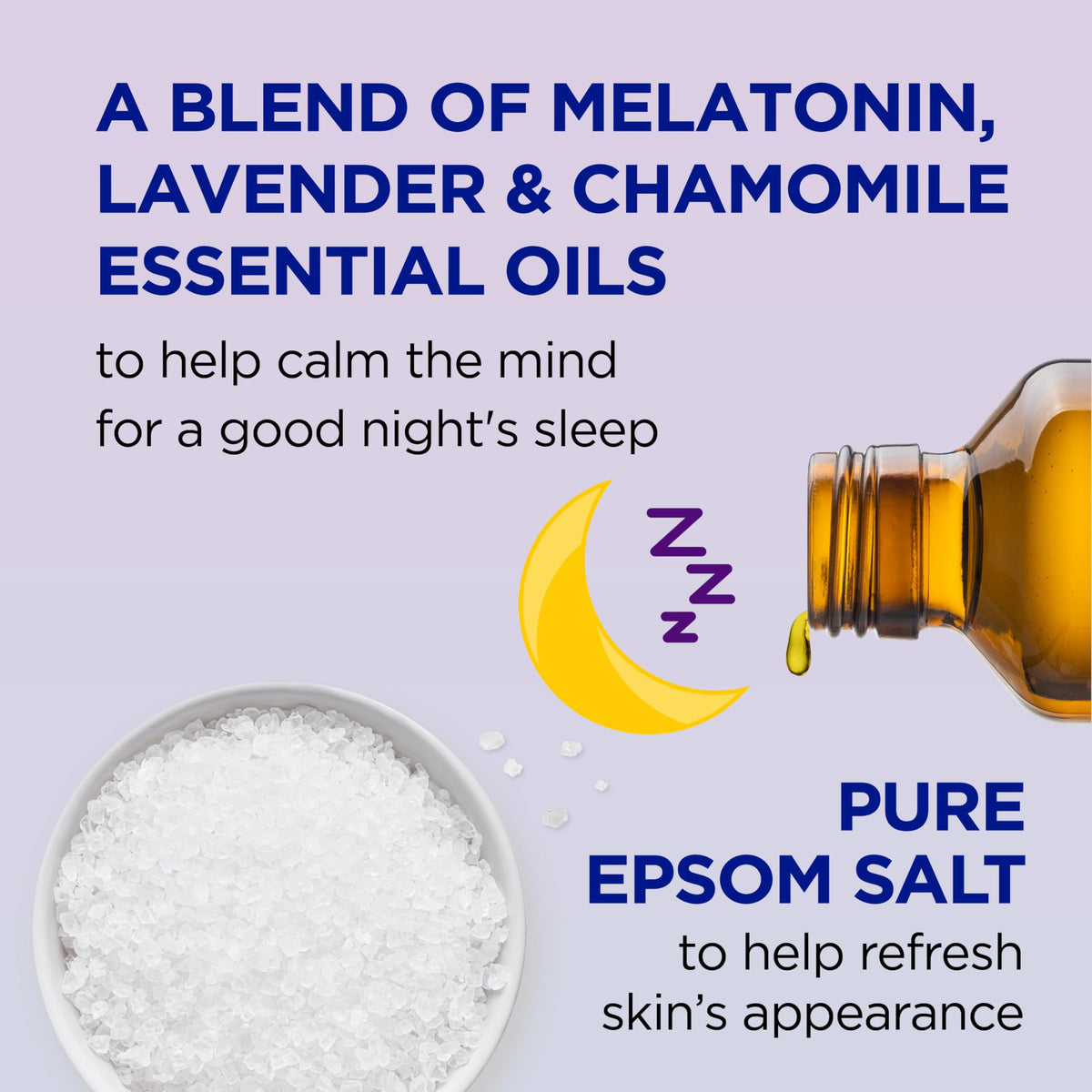 Dr Teal's Sleep Body Wash with Melatonin, Lavender & Chamomile & Essential Oil Blend, 24 fl oz.