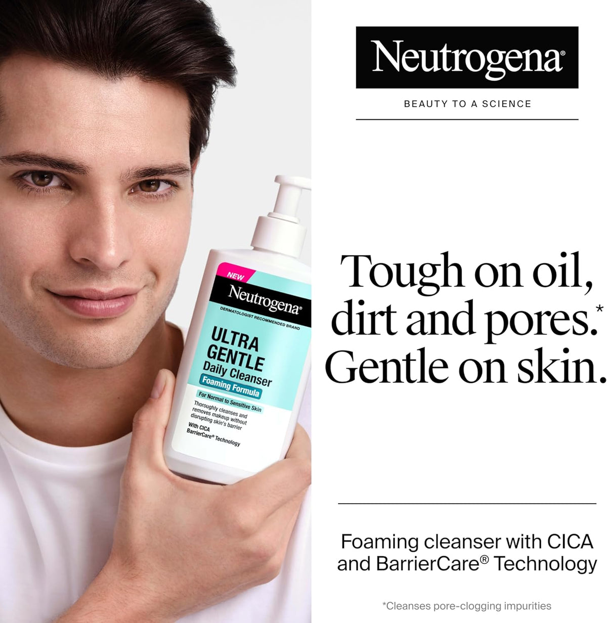 Neutrogena Ultra Gentle Hydrating Daily Facial Cleanser for Sensitive Skin 16 Fl Oz