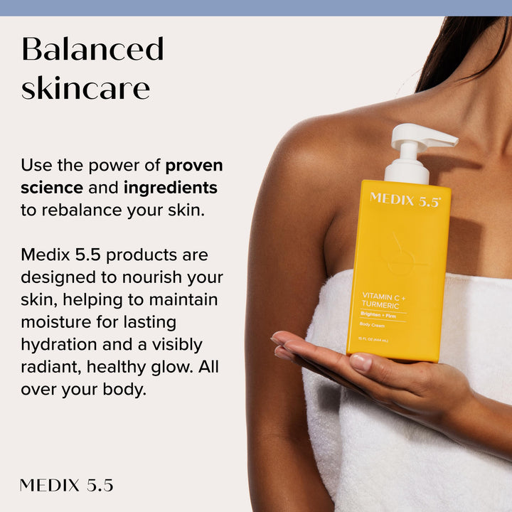 Medix 5.5 Body Cream Vitamin C + Turmeric, 15 fl oz (444 ml)