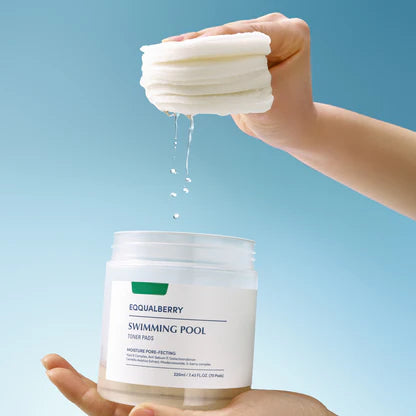 EQQUALBERRY Vegan Pool Toner Pads (70 Sheets/220Ml)