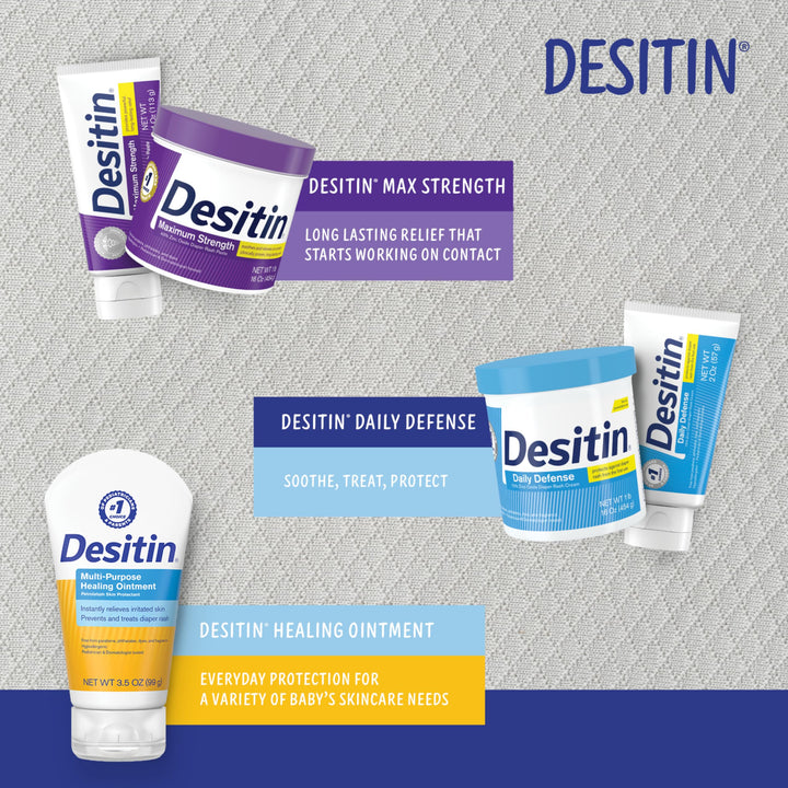 DESITIN Maximum Strength Zinc Oxide Diaper Rash Paste Paraban-free 16 oz (454g)
