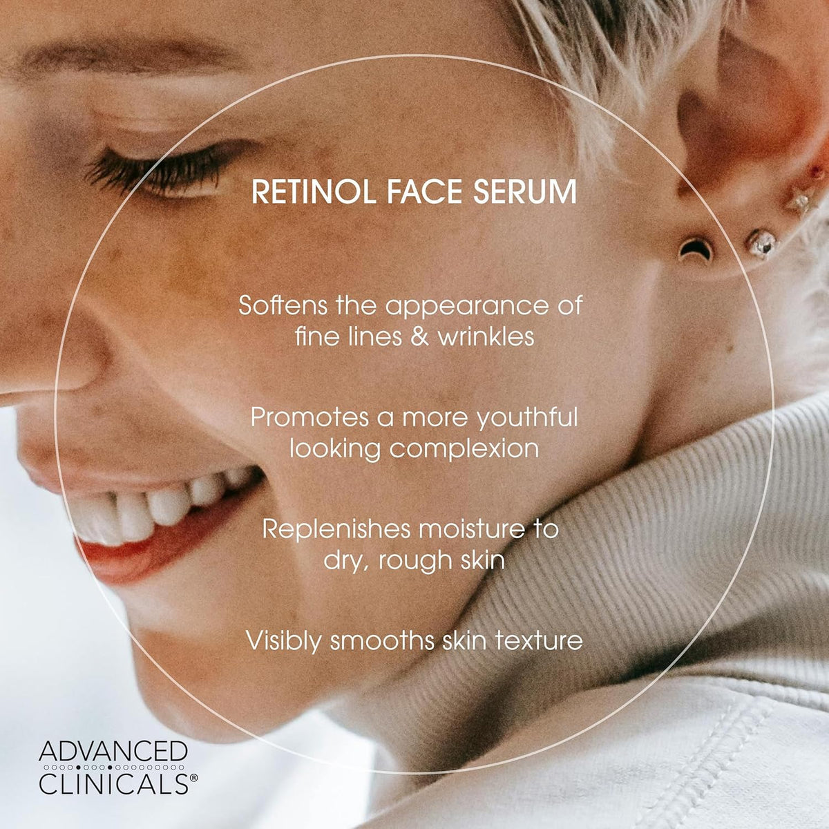 Advanced Clinicals Professional Strength Retinol Serum Anti Aging Wrinkle Reducing 1.75 Ounce Multi