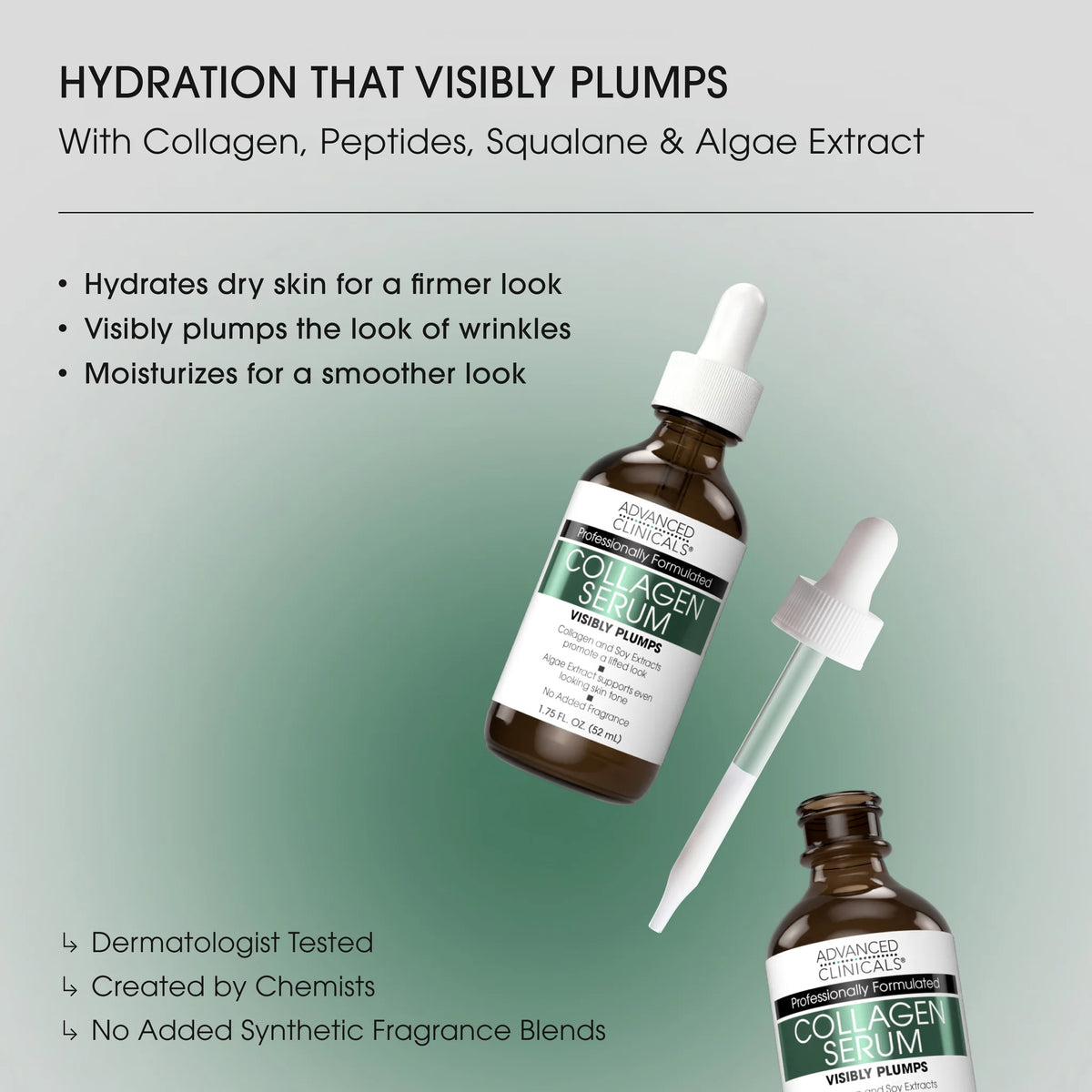 Advanced Clinicals Collagen Plumping Face Serum – 52ml